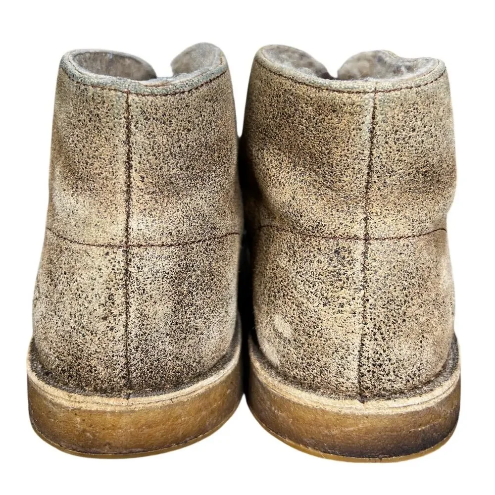UGG Men’s Leighton Desert Bomber Brown Chukka Boot Size US 10.5